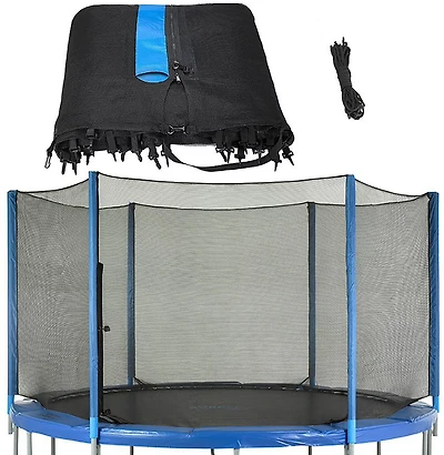 Machrus Upper Bounce 13 ft Round Trampoline Replacement Safety Enclosure Net