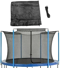 Machrus Upper Bounce 12 ft Round Trampoline Safety Top Sleeve IS Net