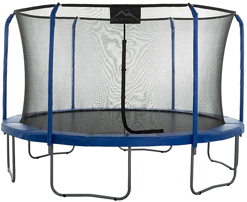 Machrus Skytric 15 ft Round Trampoline with Top-Ring Enclosure System