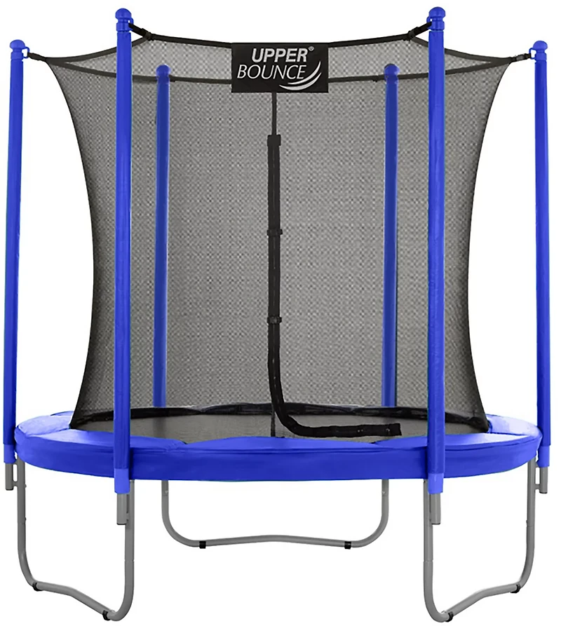 Machrus Upper Bounce 7.5 ft Round Trampoline with Safety Enclosure System