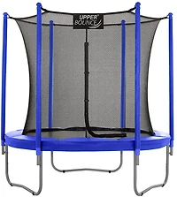 Machrus Upper Bounce 7.5 ft Round Trampoline with Safety Enclosure System