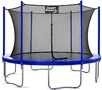 Machrus Upper Bounce 14 ft Round Trampoline with Enclosure
