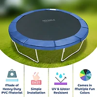 Machrus Upper Bounce Round Premium 3/4 in. Foam Trampoline Replacement Safety Pad
