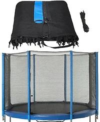 Machrus Upper Bounce 13 ft Round Trampoline Replacement Safety Enclosure Net