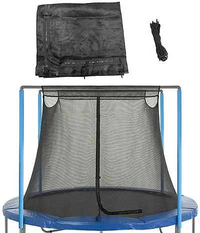 Machrus Upper Bounce 12 ft Round Trampoline Safety Top Sleeve IS Net