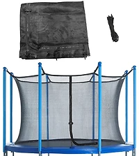 Machrus Upper Bounce 12 ft Round Trampoline Inside Replacement Safety Enclosure Net