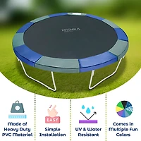 Machrus Upper Bounce Round Trampoline Super Spring Cover Safety Pad