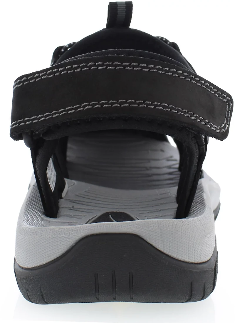 Pacific Mountain Men's Riverbank Leather Hiking Sandals