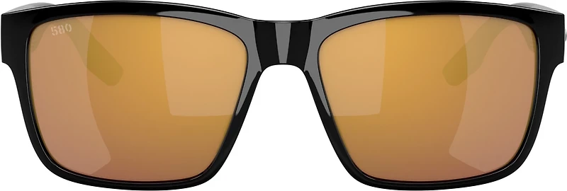 Costa Del Mar Paunch XL Black/Gold Mirror 580G Sunglasses