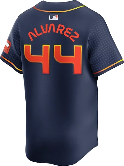 Nike Men's Houston Astros Yordan Alvarez #44 Limited City Connect Jersey
