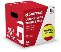 Gamma 2024 Quick Kids 36 Tennis Balls 24-Pack