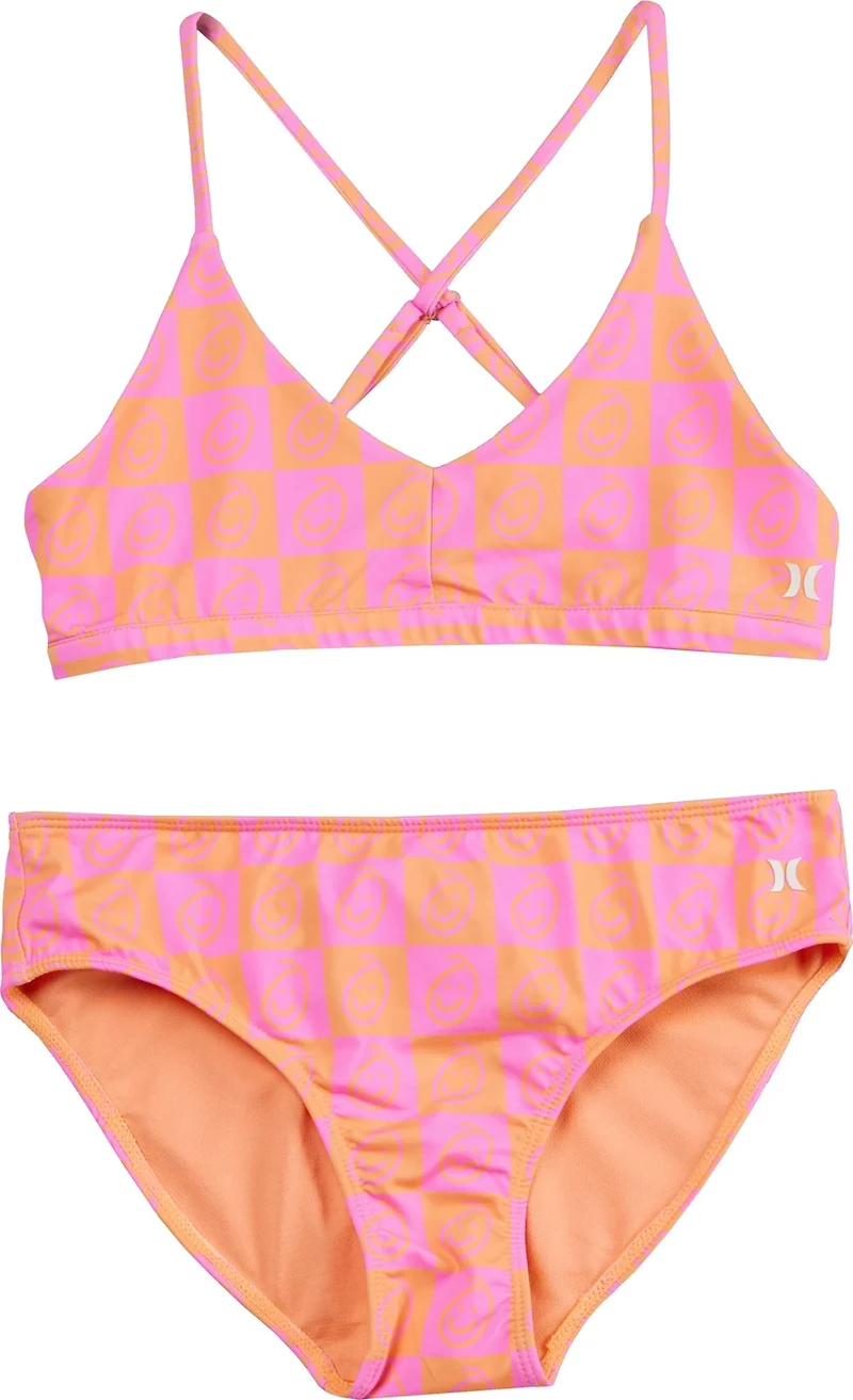 Hurley Girls' Checkered Bikini