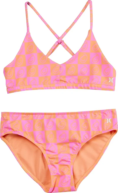 Hurley Girls' Checkered Bikini