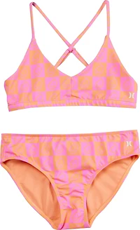 Hurley Girls' Checkered Bikini