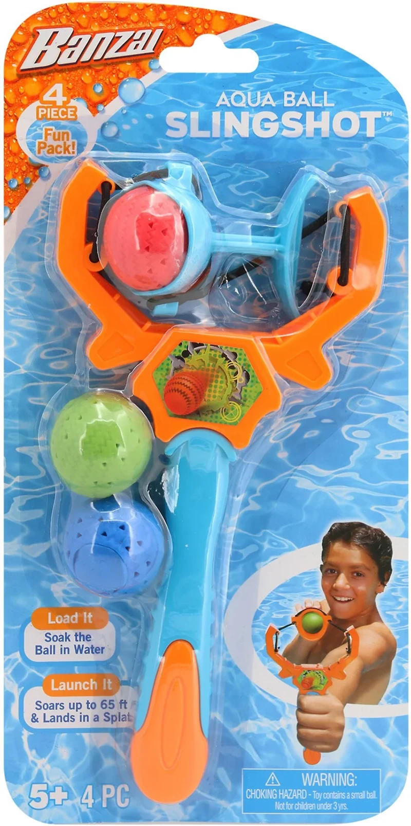 Banzai Aqua Ball Slingshot Set