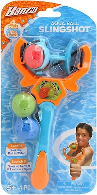Banzai Aqua Ball Slingshot Set