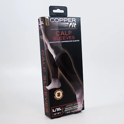 Copper Fit Speed Sleeve Compression Calf Sleeves 2-Pack