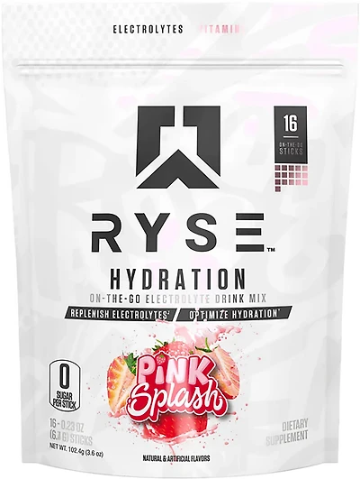 Ryse Core Hydration Sticks 16-Pack
