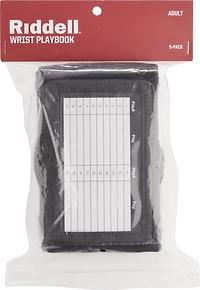 Riddell Adults' Wrist Playbooks 5-Pack