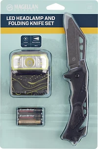 Magellan Outdoors 500-Lumen Headlamp and Folding Knife Combo
