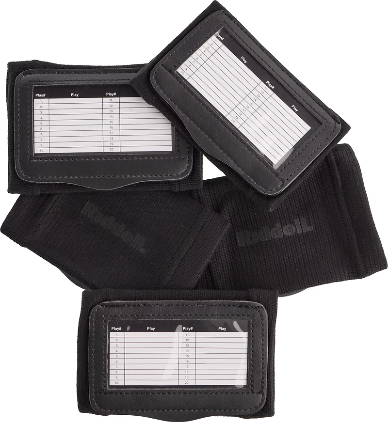 Riddell Youth Wrist Playbooks 5-Pack