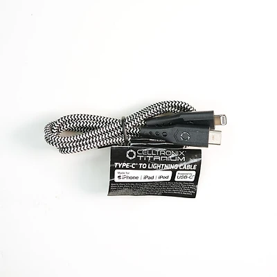 Celltronix 3 ft MFI to Type-C Cable Bulk