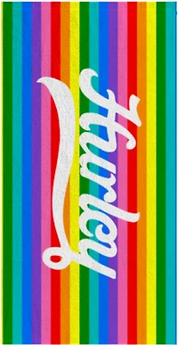 Hurley Kids' Rainbow Stripe Beach Towel