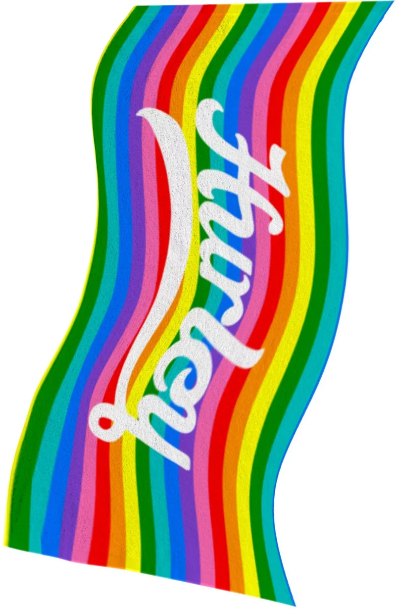 Hurley Kids' Rainbow Stripe Beach Towel