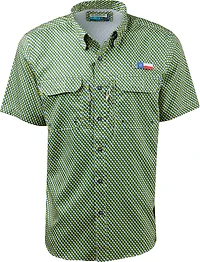 Magellan Men's Local State Gameday Micro Print Short Sleeve Shirt