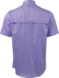 Magellan Men's Local State Gameday Micro Print Short Sleeve Shirt