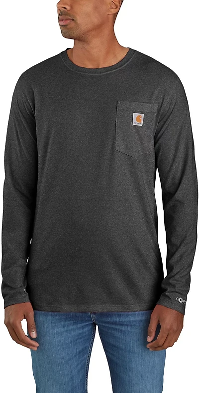 Carhartt Men's Force Relaxed Fit Midweight Pocket Long Sleeve T-shirt.