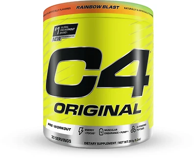 C4 Performance Energy Original Pre-Workout Supplement 30 Servings