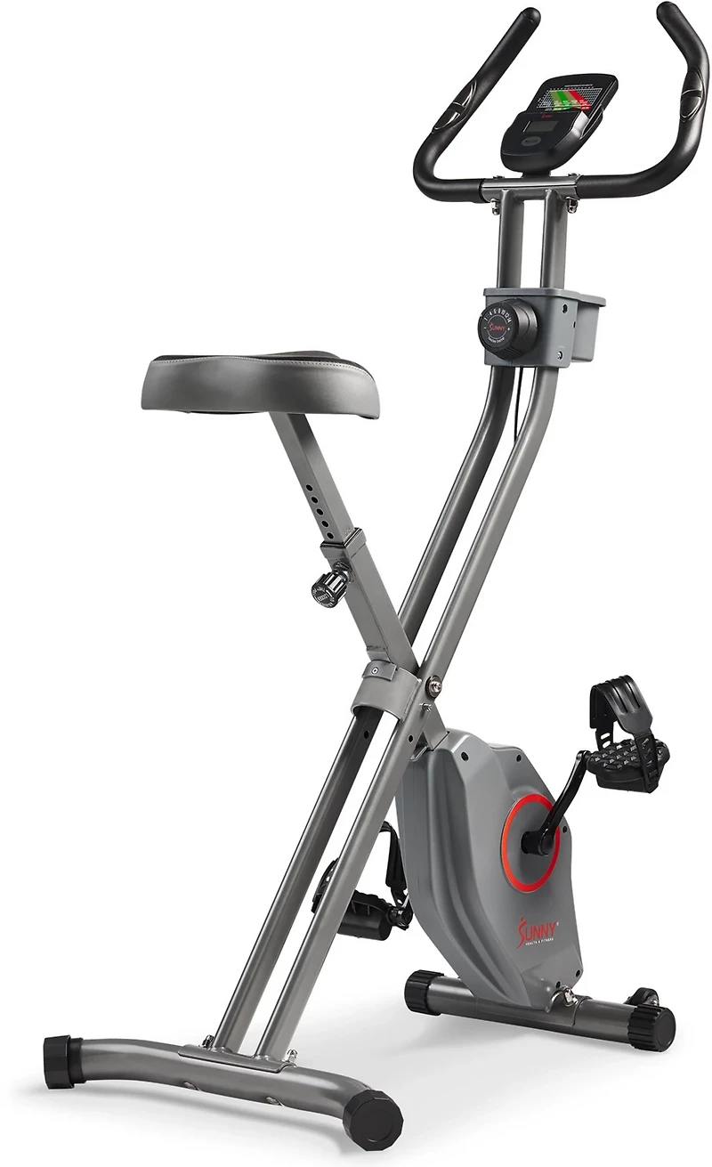 Sunny Health & Fitness Foldable Magnetic X-Bike Pro