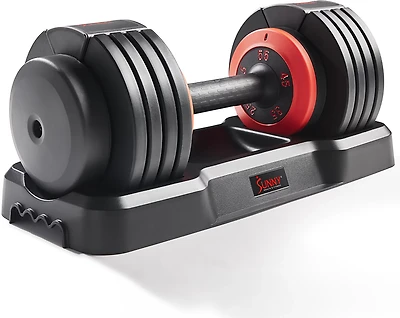 Sunny Health & Fitness Elite Adjustable Dumbbell