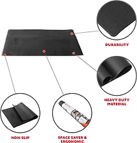 Sunny Health & Fitness Extra Small Home Gym Floor Mat