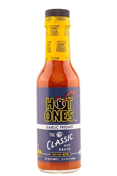 Heatonist Hot Ones Garlic Fresno Hot Sauce