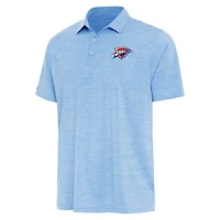 Antigua Men's OKC Thunder Layout Short Sleeve Polo Shirt