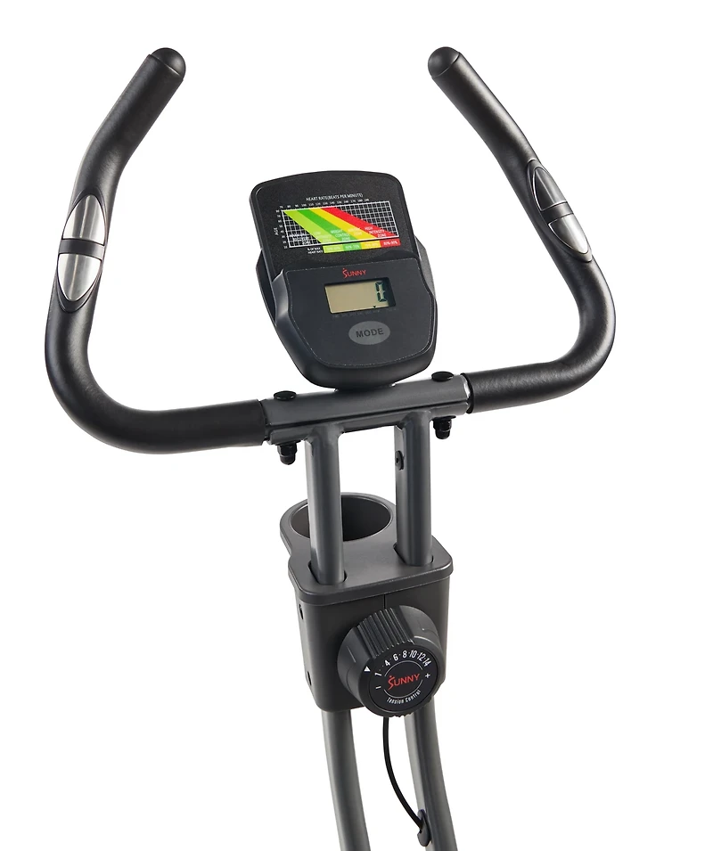 Sunny Health & Fitness Fully Body Foldable Magnetic X-Bike Pro