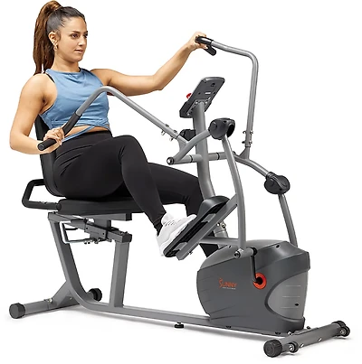Sunny Health & Fitness Performance Interactive Series Recumbent Elliptical