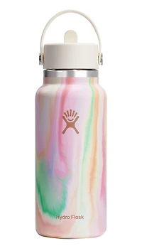 Hydro Flask 32 oz Sugar Crush Wide Flex Straw Cap LE Water Bottle