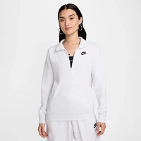 Nike Women's Club Fleece 1/4-Zip Pullover Sweatshirt