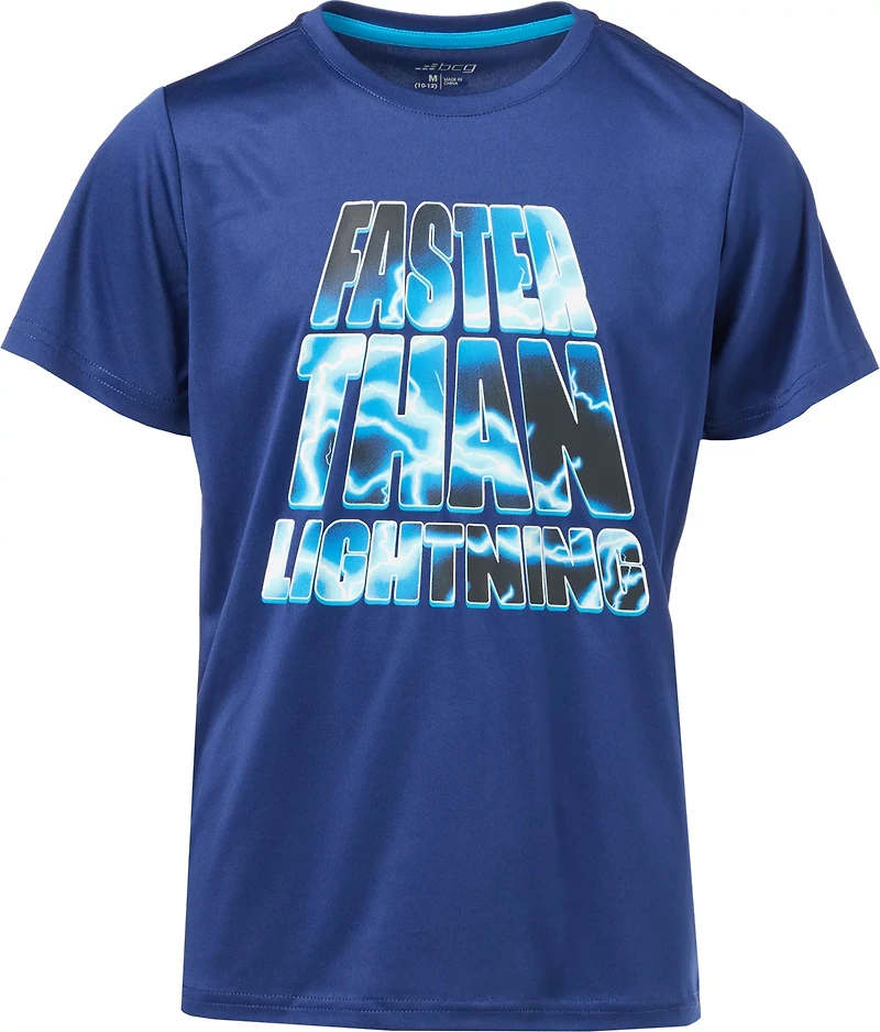 BCG Boys' Training Than Lightning Short Sleeve Tee