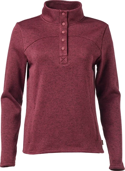 Magellan Outdoors Women's Campfire 1/4 Snap Sweater Fleece