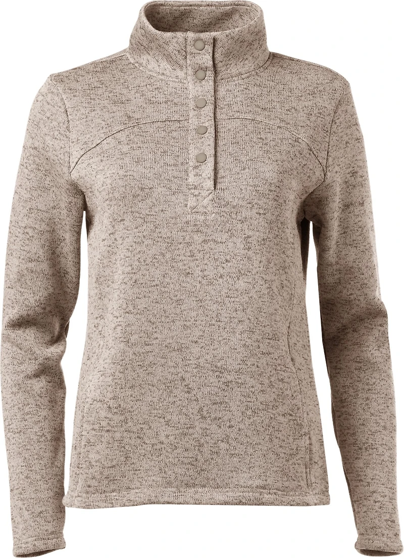 Magellan Outdoors Women's Campfire 1/4 Snap Sweater Fleece