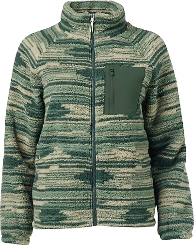 Magellan Outdoors Women's Campfire Sherpa Print Jacket