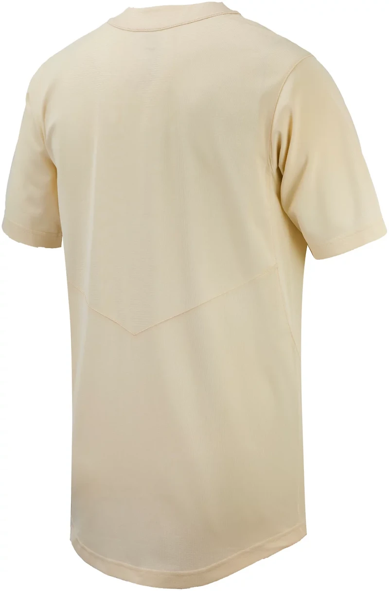 Nike Men's Arkansas Full Button Logo Replica Baseball Jersey