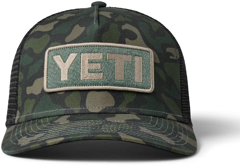 YETI Adults' Full Camo Logo Trucker Hat