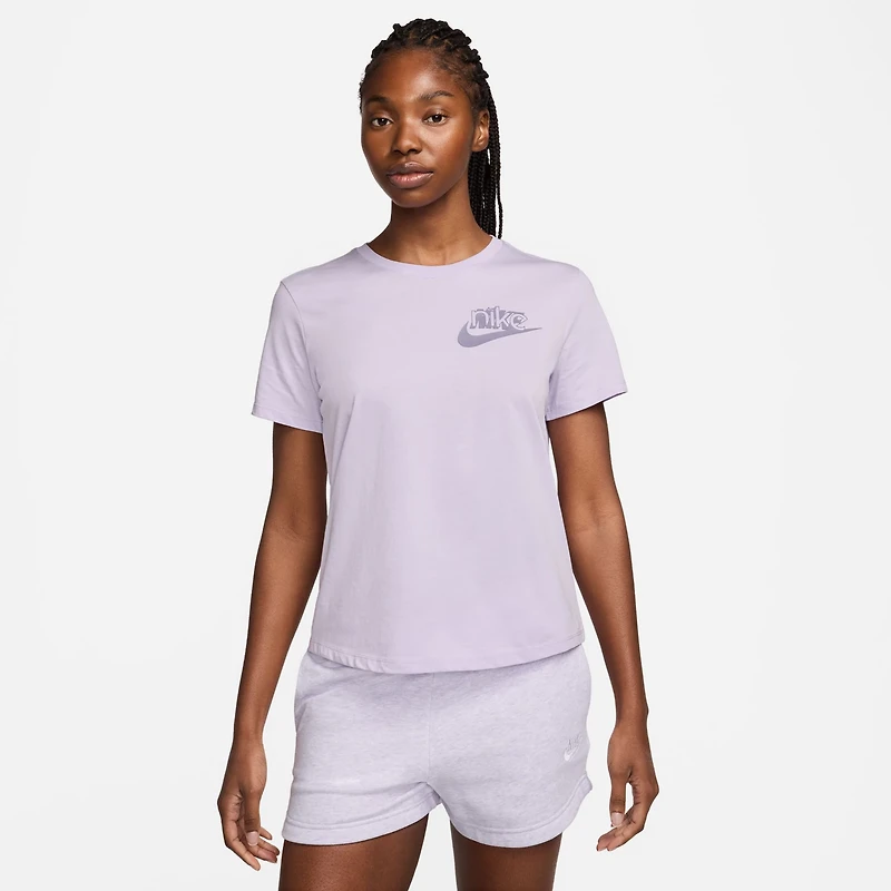 Nike Women's NSW Club LBR Short Sleeve Shirt