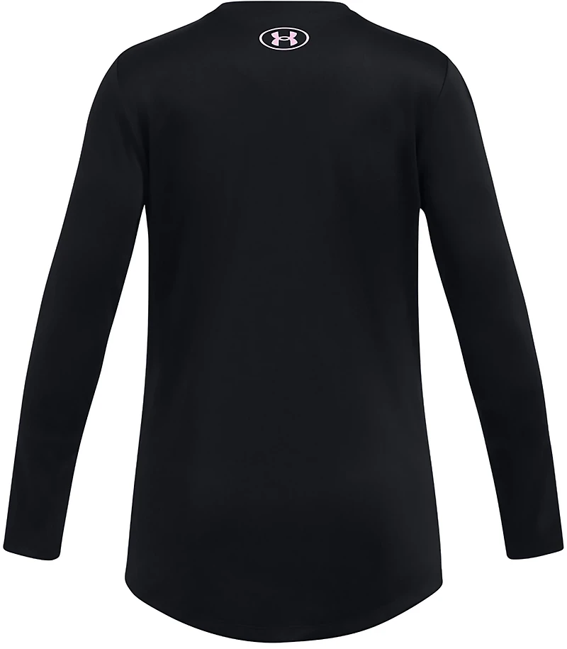 Under Armour Girls’ Big Logo Print Fill Long Sleeve T-shirt