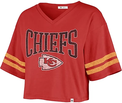 '47 Women's Kansas City Chiefs Fanfare Sporty Crop Top